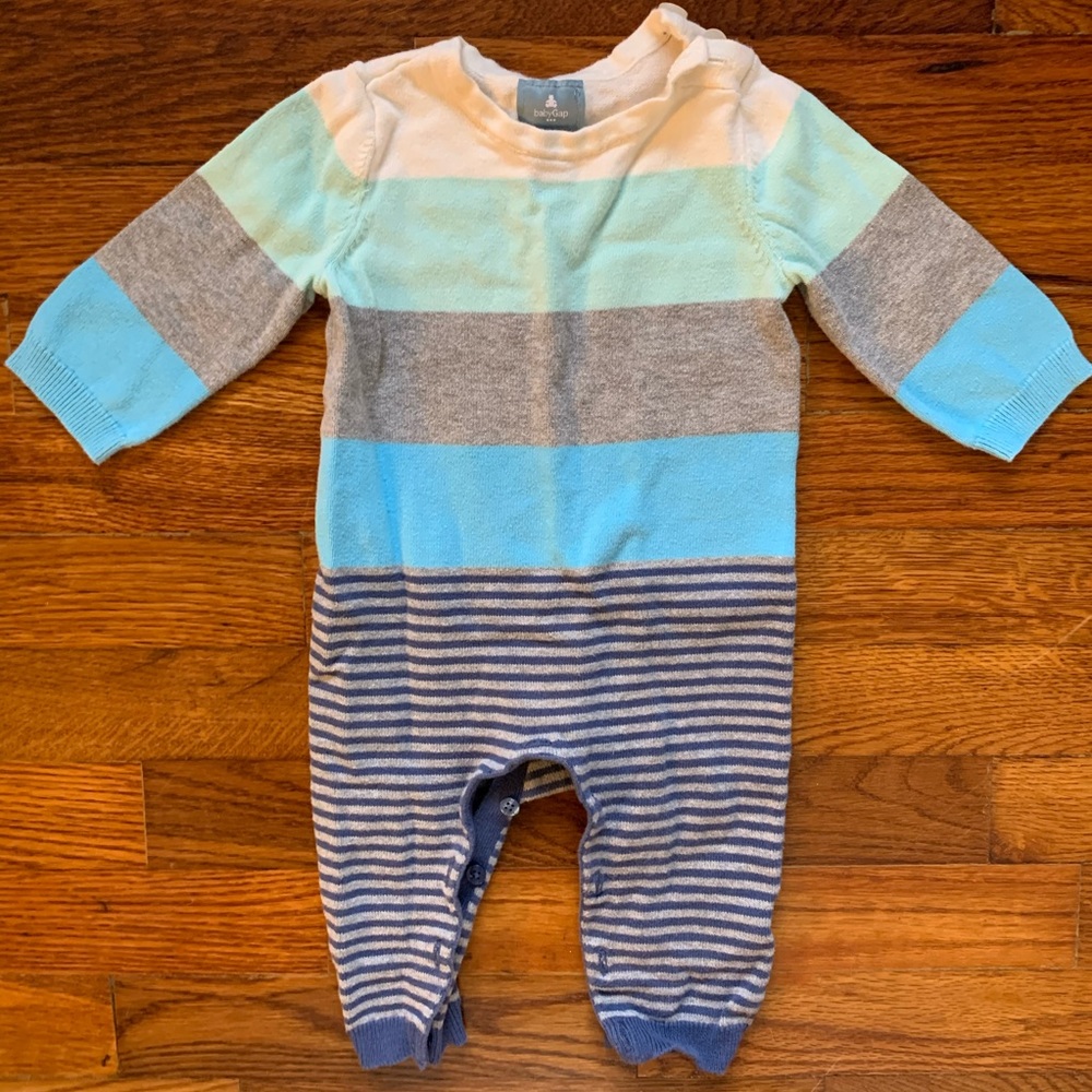 Gap knit romper - stripe